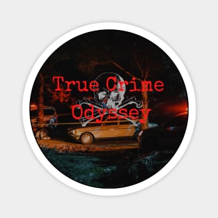 True Crime Odyssey Podcast - Crime Scene Logo Magnet